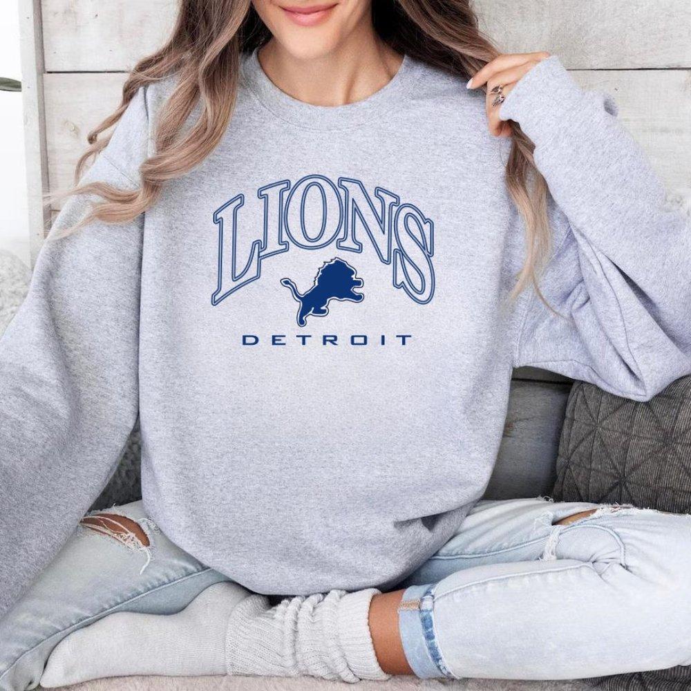Detroit Lions Sweatshirt Crewneck Sweater